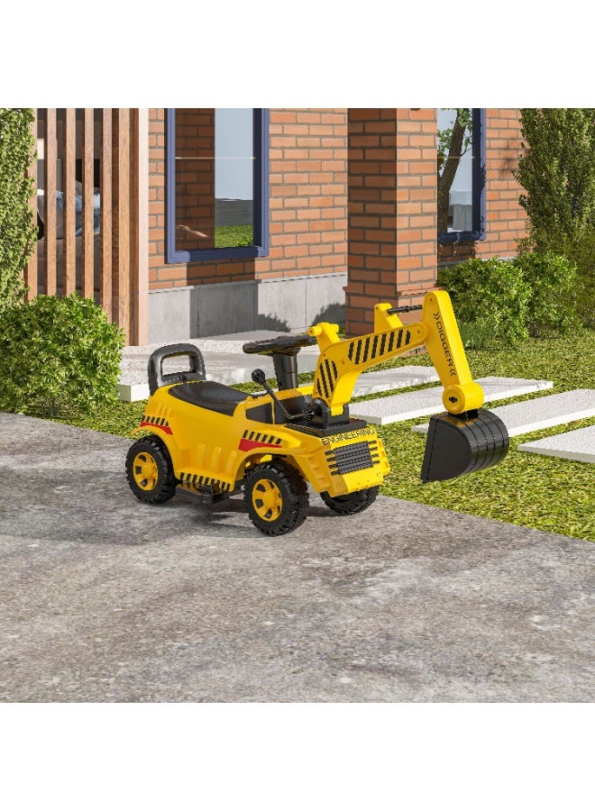 Zanaboni Electric Ride-On Car for Toddlers 19-36 Months, Excavator Toy with Operable Digger Arm, Best Gift - Image 1