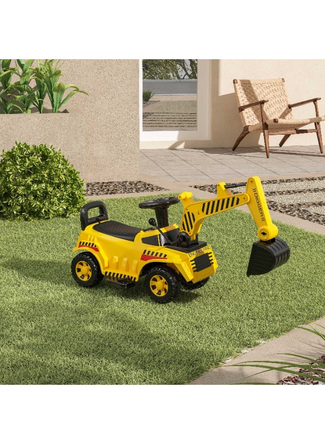 Zanaboni Electric Ride-On Car for Toddlers 19-36 Months, Excavator Toy with Operable Digger Arm, Best Gift - Image 2
