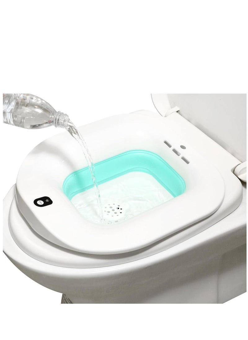 Hihonor Electric Toilet Seat-electric Sitz Bath For Hemorrhoids Foldable Sitz Baths For Postpartum Care Postpartum Care Steam Seat Suitable For Pregnant Women Elderly Bubble Mode  - Image 1