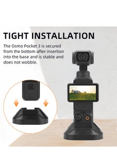 Camera Mount Stand Base Support Base for DJI OSMO Pocket 3 Desktop Stable Bracket Handheld Gimbal Camera Support Adapter Desktop Stand Holder Accessories - pzsku/Z4E676F686A32E3162282Z/45/_/1712852158/b4c82fc9-a263-4f13-b2d0-aa5b4eb2eced