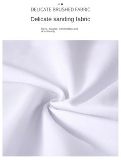 Bluejw 2-Piece Hypoallergenic Feather Silk Cotton Filling Pillow Core Cotton White  - Image 3