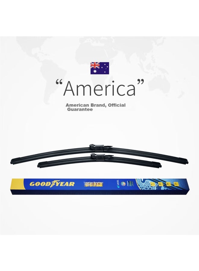 GOODYEAR Goodyear Changan Mazda Cx5 Windshield Wipers For 2017- Models, Automotive Rubber Strips Cx-5 Front Wipers 24/18 Pair Set  - Image 3