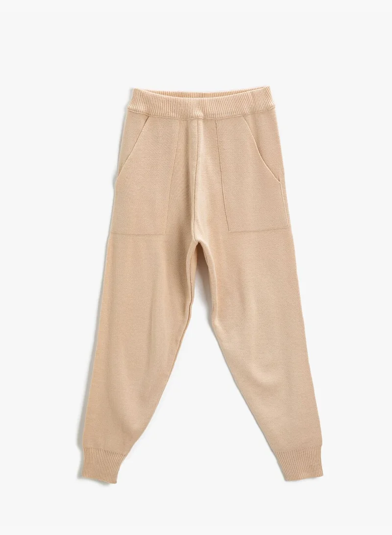 KOTON High Rise Jogger Pants
