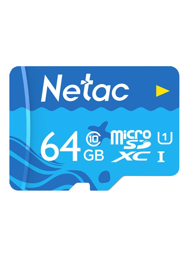 Netac Micro SD UHS-1 Class10 High Speed Memory Card Blue - Image 1