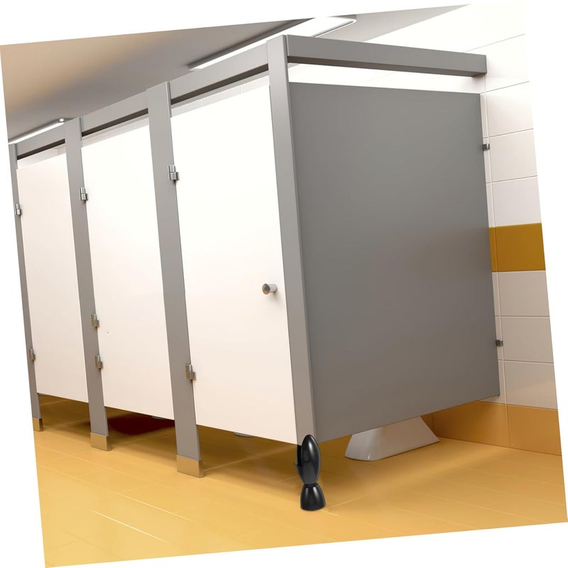 Toilet Partition Support Feet Bracket Nylon Restroom Partition Hardware for Public Toilets Easy to Install Stylish Design for Cubicles and Restroom Spaces - Image 5