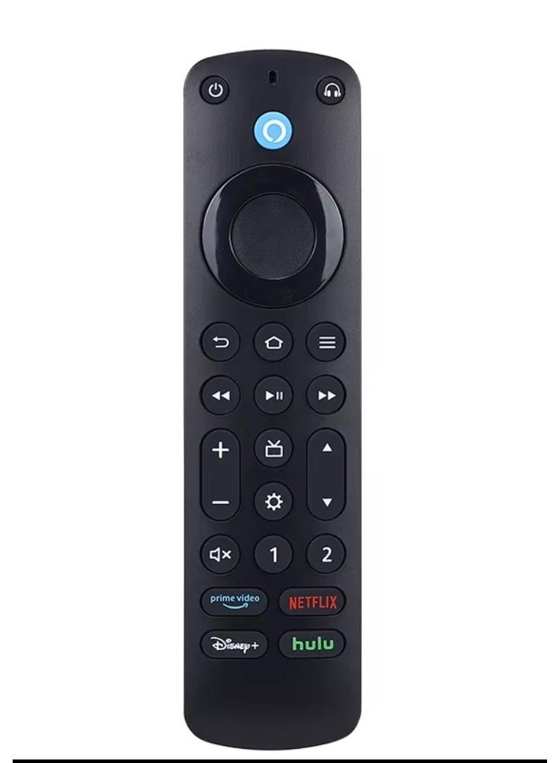 جهاز تحكم صوتي بديل لـ Fire TV مع أزرار مخصصة (نتفليكس، ديزني+، برايم فيديو، هولو) - Image 1