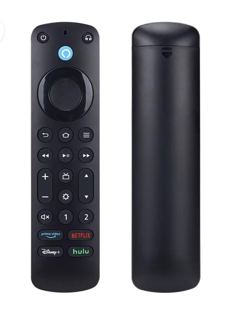 جهاز تحكم صوتي بديل لـ Fire TV مع أزرار مخصصة (نتفليكس، ديزني+، برايم فيديو، هولو) - Image 2