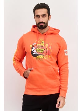 Reebok Reebok x Looney Tunes Men Sportswear Fit Outdoor Sweatshirts, Orange  - Image 1