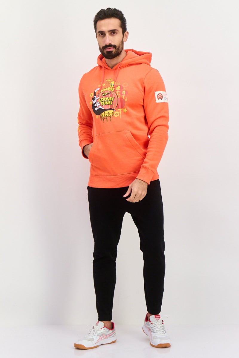 Reebok x Looney Tunes Men Sportswear Fit Outdoor Sweatshirts, Orange - Image 4