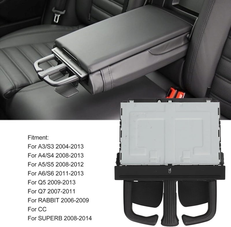banapoy Car Back Seat Cup Holder for A3 A4 A5 A6 Q5 Q7 RABBIT CC SUPERB 2008-2014 - Image 3