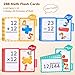 JoyCat 288 Math Flash Cards Set of 4 Multiplication Division Addition and Subtraction Flashcards for Kids 1st 2nd 3rd 4th 5th Grade or Kindergarten Homeschool Supplies - Image 4