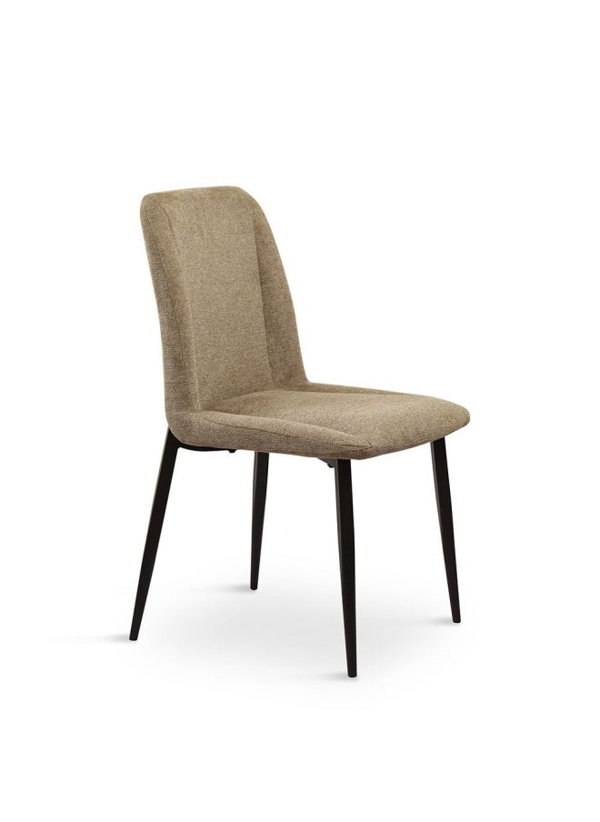 DANUBE HOME Calus Dining Chair - Set of 2 - Light Brown - With 2-Year Warranty  - Image 3