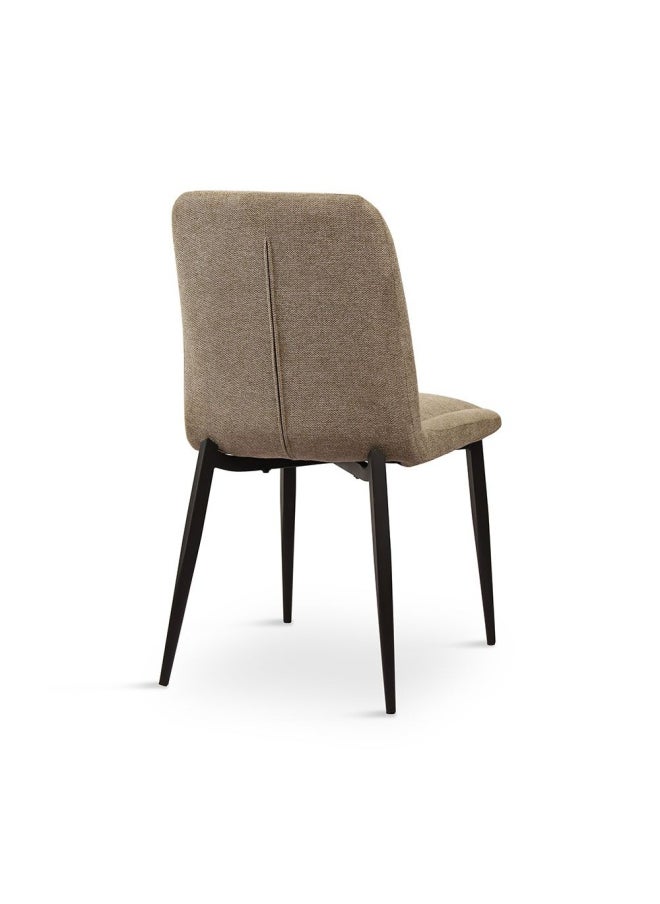 DANUBE HOME Calus Dining Chair - Set of 2 - Light Brown - With 2-Year Warranty  - Image 4