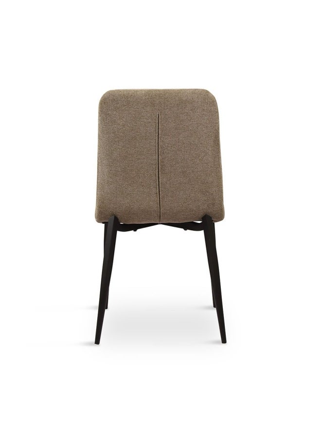 DANUBE HOME - Calus Dining Chair - Set of 2 - Light Brown - With 2-Year Warranty - Image 1