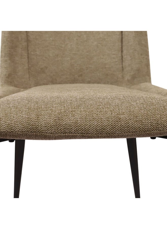 DANUBE HOME Calus Dining Chair - Set of 2 - Light Brown - With 2-Year Warranty  - Image 2