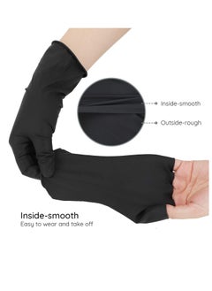 Segbeauty Segbeauty Hair Dye Gloves, 20 Counts Black Reusable Hair Color Gloves Professional Washable Rubber Gloves Hair Coloring Accessories for Home Cleaning Hair Dye Salon Highlighting - Medium  - Image 5