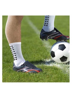 SYOSI 4 Pcs Unisex Non Slip Sport Soccer Socks Breathable Comfortable Athletic Football Basketball Hockey Sports Grip Socks with Rubber Dots  - Image 3