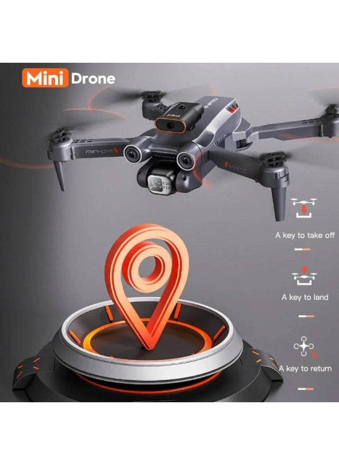 ELTRAZONE P12 Pro Foldable Drone with 4K Front & 1080P Bottom HD Dual Camera | One-Touch Takeoff/Landing & Auto Return-to-Home | Built-in Obstacle Avoidance Sensor for Safer Flights | Long Battery Life & Stable Hover | Lightweight High-Performance RC Drone Toy for Adults, Beginners & Hobbyists | Compact & Travel Friendly  - Image 4