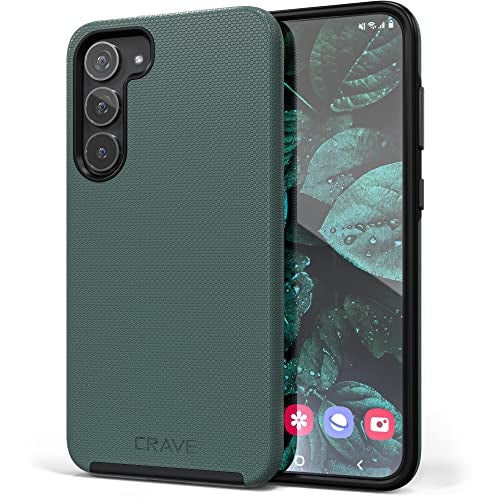 Crave Dual Guard for Samsung Galaxy S23 Plus Case, Shockproof Protection Dual Layer Case for Samsung Galaxy S23 Plus - Forest Green - Image 1