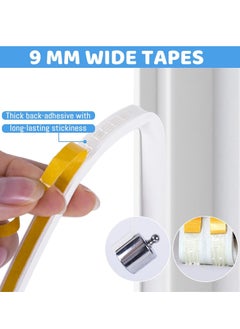 MJZ 5m Self-Adhesive Door Bottom Seal Strip, Doors and Windows Draught Excluder Stopper Foamed Weather Seal Stripping Under Door Soundproof Collision Avoidance Foam Tape (D Type, White)  - Image 2