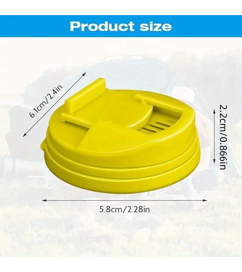 6 Pack Reusable Soda Can Lids Leakproof Stain And Water Resistant PP Can Covers Mix Color Ideal For Cooking Dining And Refrigerator Use - Image 4