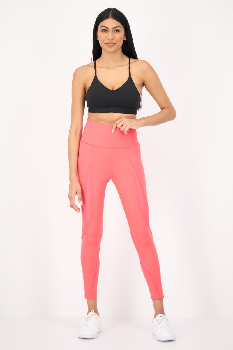Nike سراويل رياضية نسائية للياقة البدنية، وردي - Image 2