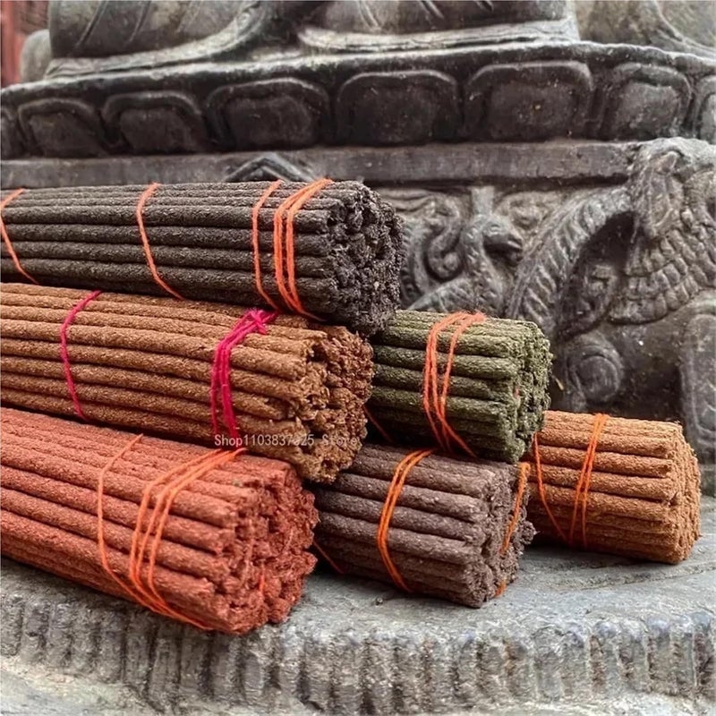 Nepal Hand-Made Tibetan Incense Stick Natural Home Purifying(Amber Incense) - Image 4