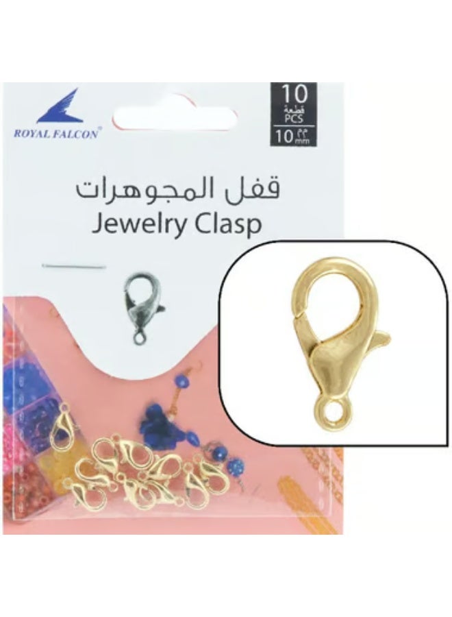 Royal Falcon Jewelry Locks Lobster10 mm KC Gold.05 kg ( .11 lb ) - Image 1