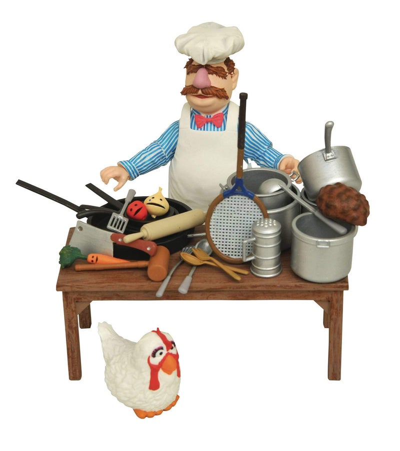 DIAMOND SELECT TOYS The Muppets: Swedish Chef Deluxe Figure Set,Multi-color - Image 1