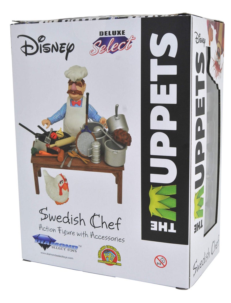 DIAMOND SELECT TOYS The Muppets: Swedish Chef Deluxe Figure Set,Multi-color - Image 2