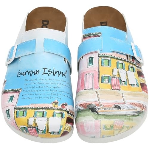 DOGO Clogs for Women – Vegan Leather and Handmade Women’s Mules & Clogs Bruna Island Design, Size 8 - Image 2