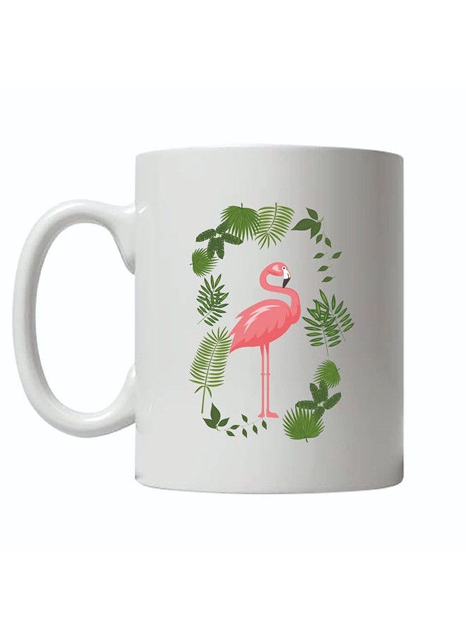 Giftmate Giftmate Flamingo Mug White Ceramic Coffee Mug Gifts for Friends Cute Coffee Mugs  - Image 1