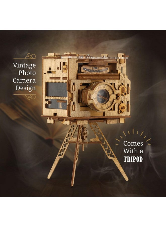 iDventure Cluebox Pro - Sherlock'S Camera - Escape Room Game - Sequential Puzzle Box - 3D Wooden Puzzle For Adults - Brain Teaser - Birthday Gift Gadget For Men And Women - Money Box - Image 3