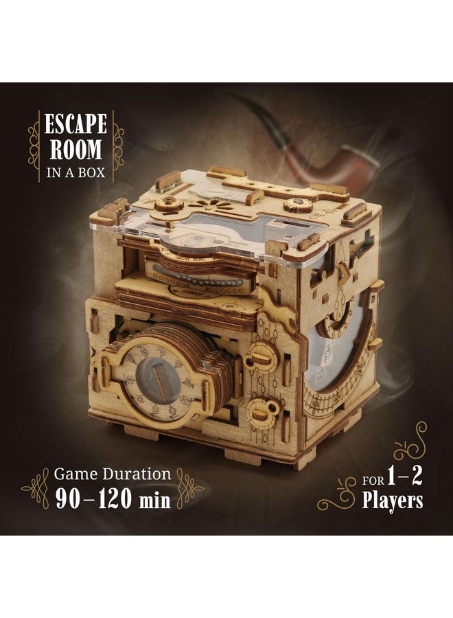 iDventure Cluebox Pro - Sherlock'S Camera - Escape Room Game - Sequential Puzzle Box - 3D Wooden Puzzle For Adults - Brain Teaser - Birthday Gift Gadget For Men And Women - Money Box - Image 2