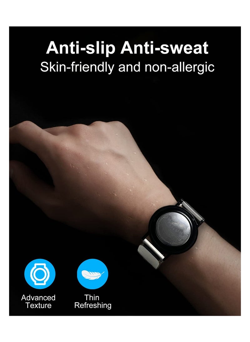 SYOSI - Airtag Wristband for Kids Bracelet for Adults Holder with Adjustable Metal Milanese Watchband for Apple Airtag Watch Bracelet for Toddler Child Elder - Image 1