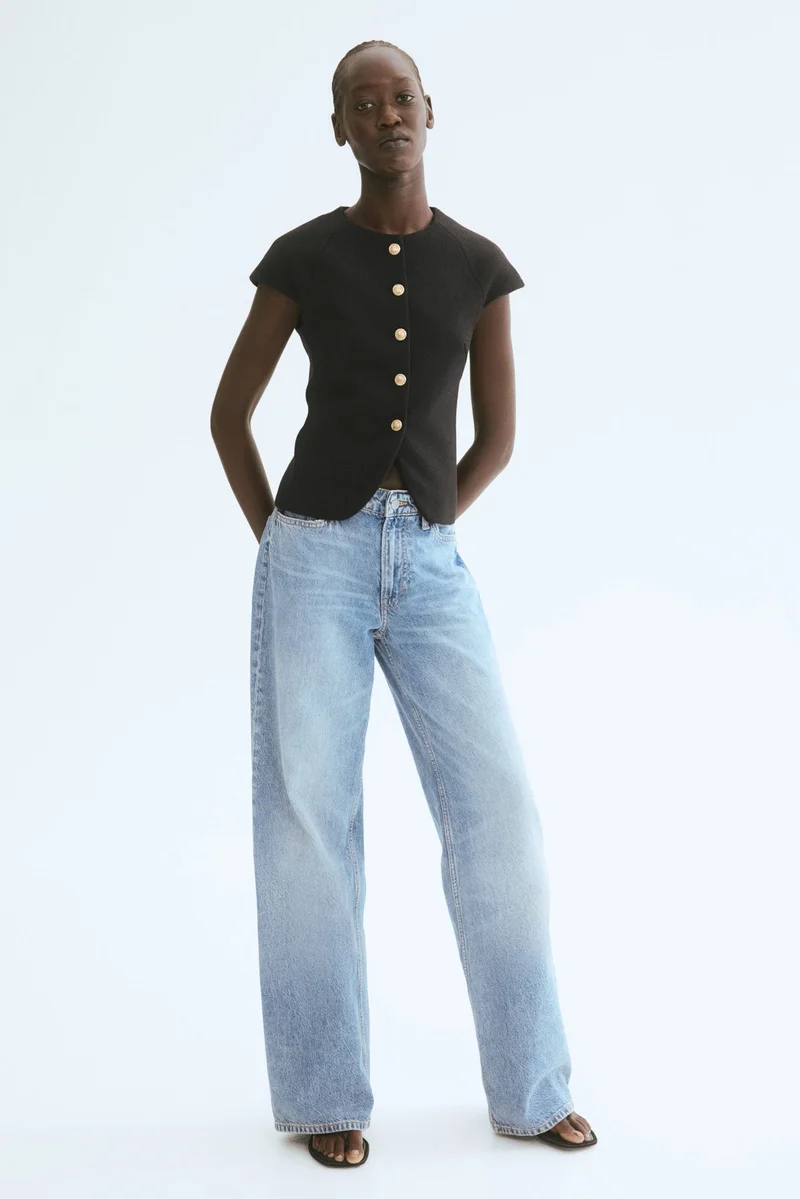 H&M Button-front top