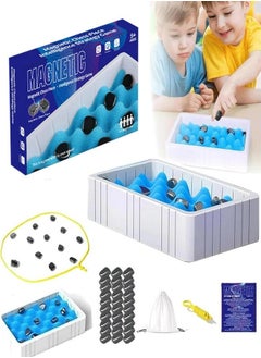 DUZZONA Portable Magnetic Chess Game Set – Durable Magnet Board with Magnetic Stones, Perfect for Travel, Family Fun, and Cognitive Skill Development  - Image 1