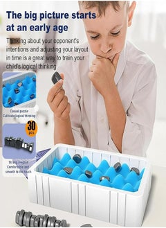 DUZZONA Portable Magnetic Chess Game Set – Durable Magnet Board with Magnetic Stones, Perfect for Travel, Family Fun, and Cognitive Skill Development  - Image 5