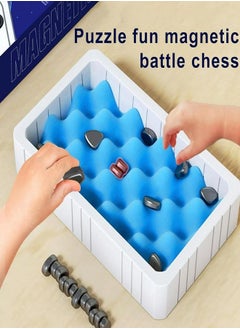 DUZZONA Portable Magnetic Chess Game Set – Durable Magnet Board with Magnetic Stones, Perfect for Travel, Family Fun, and Cognitive Skill Development  - Image 4