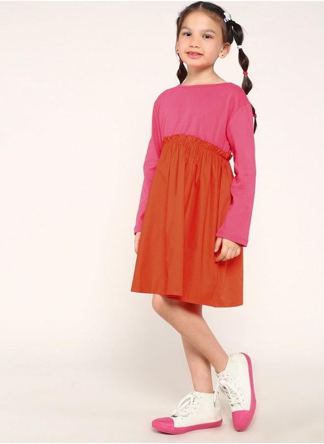 Bonkids Colorblock Cotton Dress  - Image 3