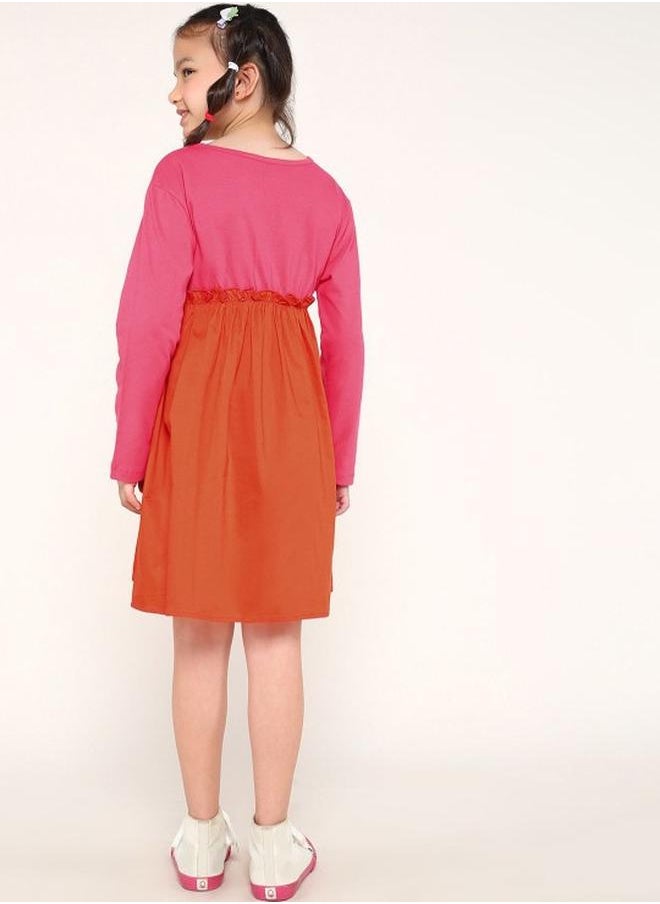Bonkids Colorblock Cotton Dress  - Image 4