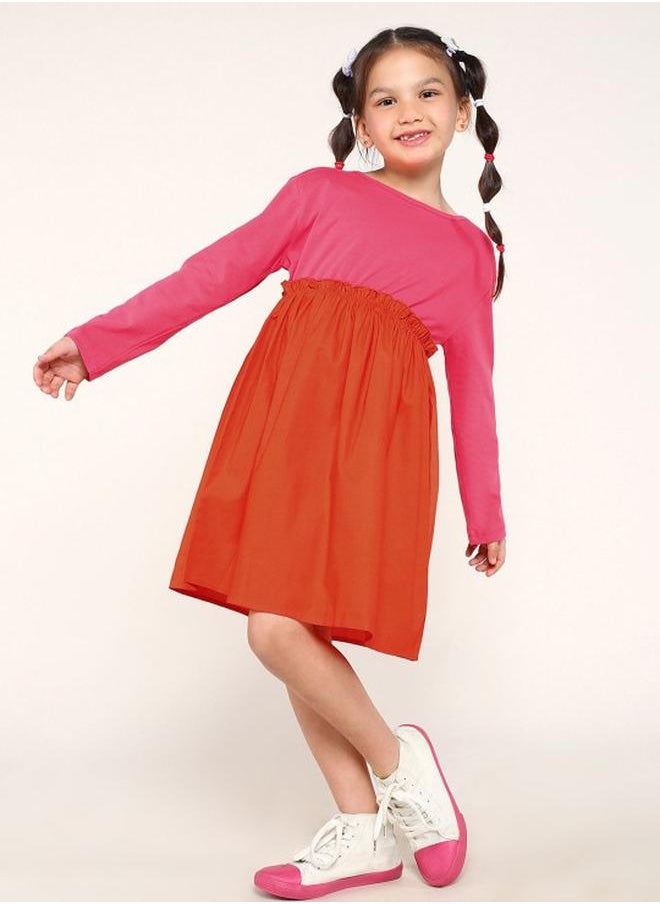 Bonkids Colorblock Cotton Dress  - Image 5