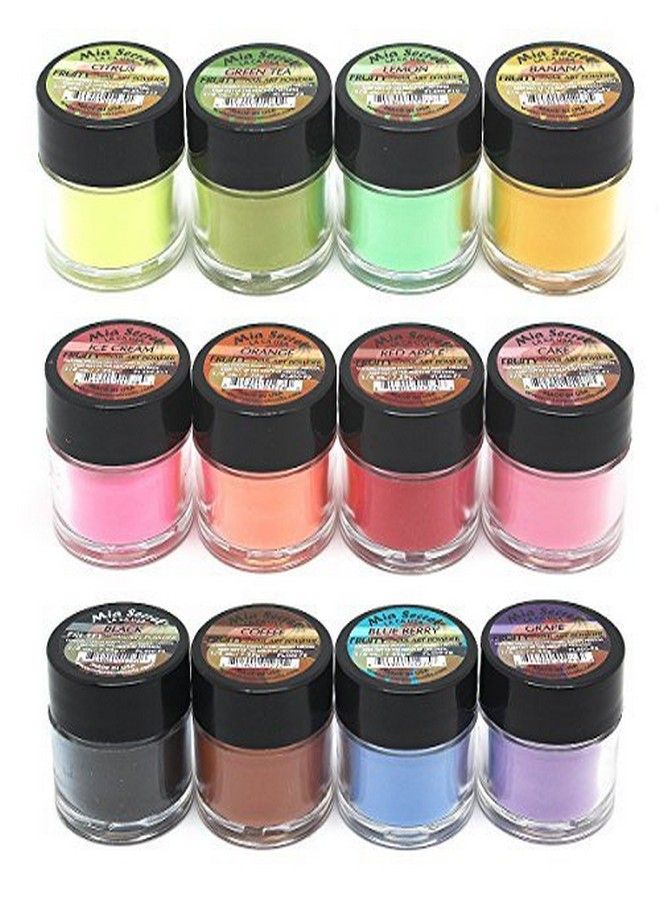 MIA SECRET Mia Secret -Fruity Collection Nail Acrylic Powder set of 12  - Image 4