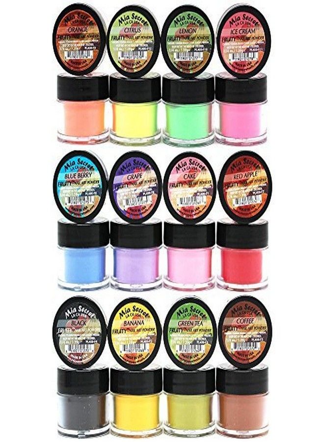 MIA SECRET Mia Secret -Fruity Collection Nail Acrylic Powder set of 12  - Image 2