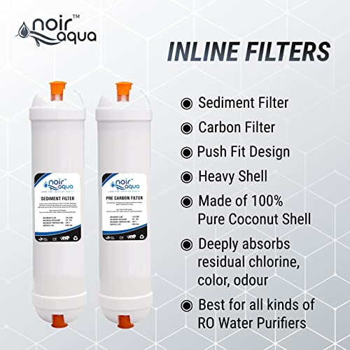 Noir Aqua Complete 1 year Maintenance Service Replacement Kit for RO Water Purifier with Active Copper Filter cartridge of 100 GPD Membrane 3000 TDS, (15 items with TDS Meter) - Image 5