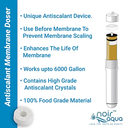 Noir Aqua Complete 1 year Maintenance Service Replacement Kit for RO Water Purifier with Active Copper Filter cartridge of 100 GPD Membrane 3000 TDS, (15 items with TDS Meter) - Image 3