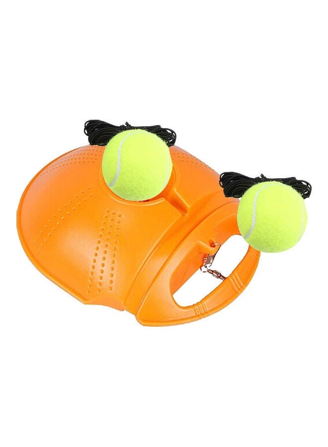 NIBEMINENT Single Tennis Rebound Trainer Self-study Training Practice Base with 2 Ball 0.371kg - Image 1