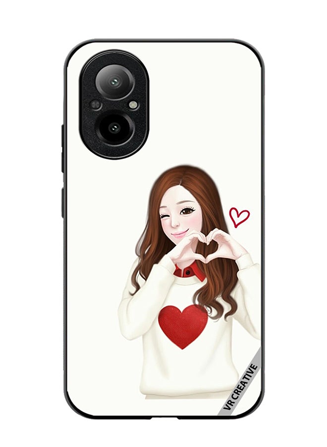 VR CREATIVE Protective Case Cover For Realme C67 4G Lucy Design Multicolour - Image 1