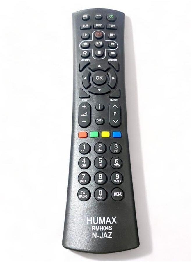 Humax Remote Control For Humax Receivers H04 Black - Image 1