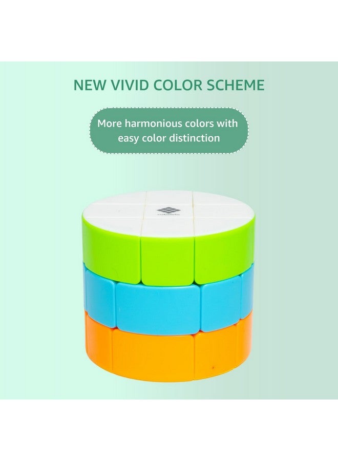 Cubelelo Drift Column 3x3 Stickerless Speedcube Puzzle | Unique Cylindrical Speed Cube | Ultimate Stress Buster & Brainstorming Challenge for Kids & Adults | Smooth, Fast Puzzle for All Skill Levels - Image 3